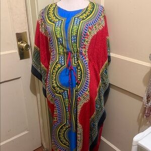 Kimono/Dashiki Kaftan with Patterns